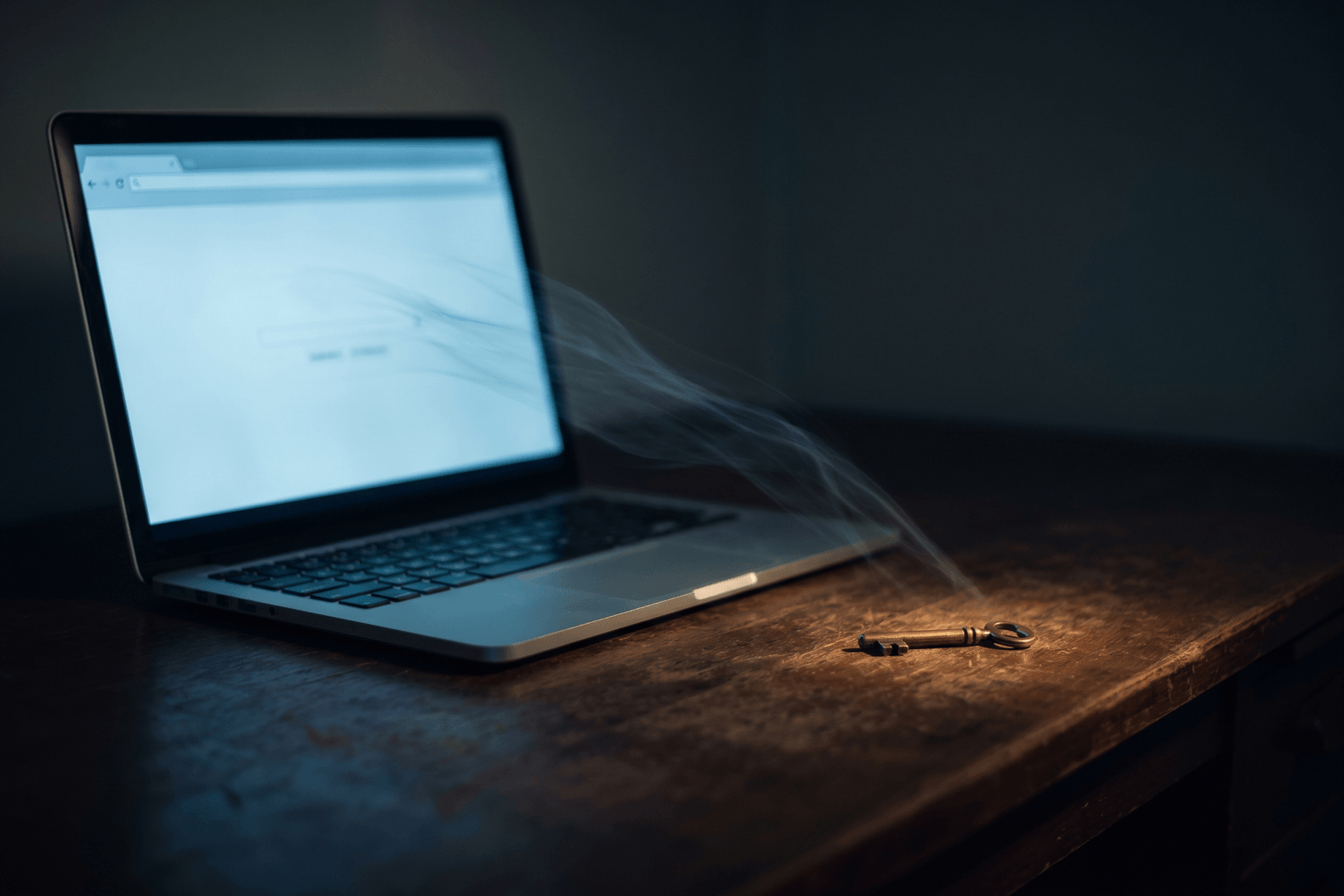 A malicious web page injecting instructions into an AI agent to steal its API keys