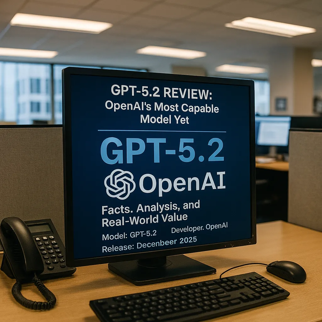 OpenAI GPT-5.2 model overview for professional AI tasks